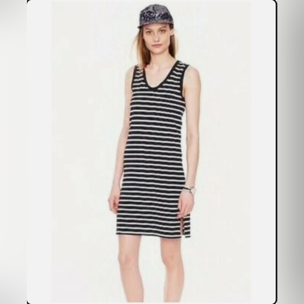 J. Crew Striped Sleeveless Dress. Medium